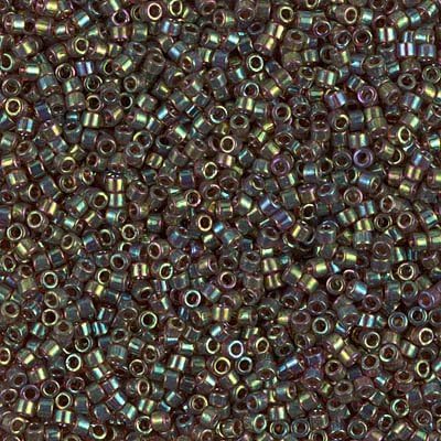 Delica Bead Transparent Root Beer Gold Luster DB122