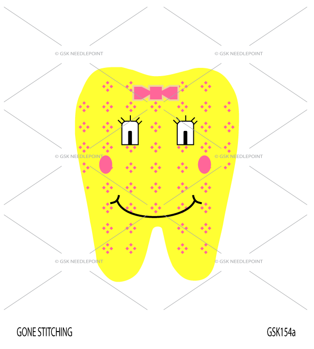 Smiley Tooth Fairy Pillow 154a