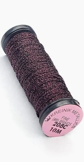 K 1/16 Ribbon Wine 208c