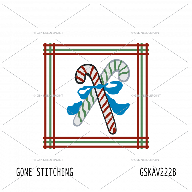Beginner Canvas: Candy Canes