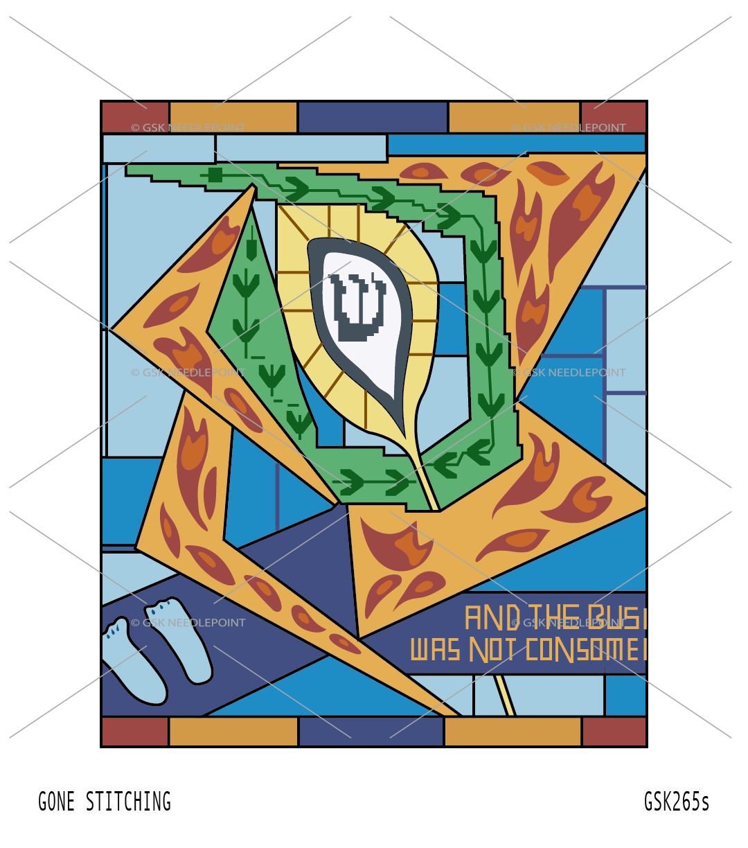 Burning Bush tallit