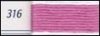 DMC Perle Cotton #8 Antique Mauve medium 316