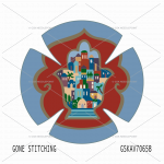 Jerusalem Hamsa Tallit