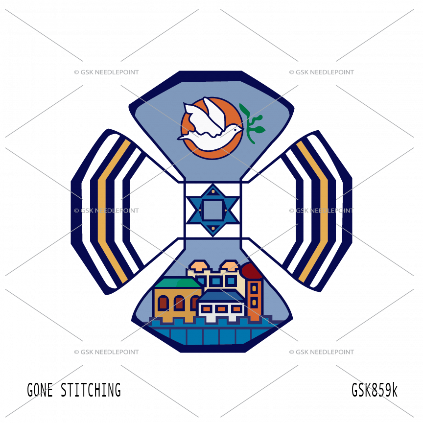 Star of Peace Kippah