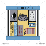 Optometrist Large Career Plaque