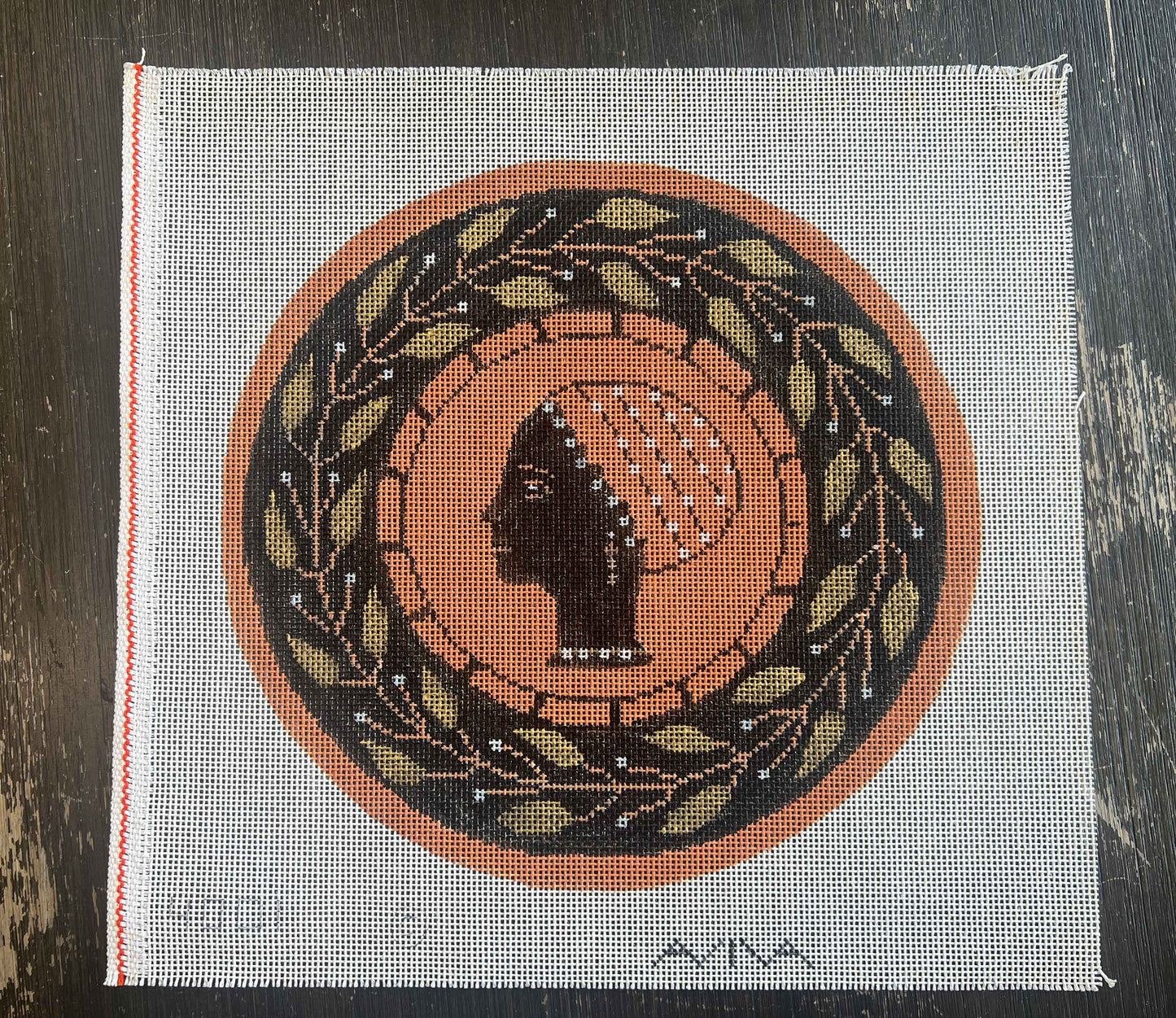 Vintage Aviva Canvas - Roman Coin #3