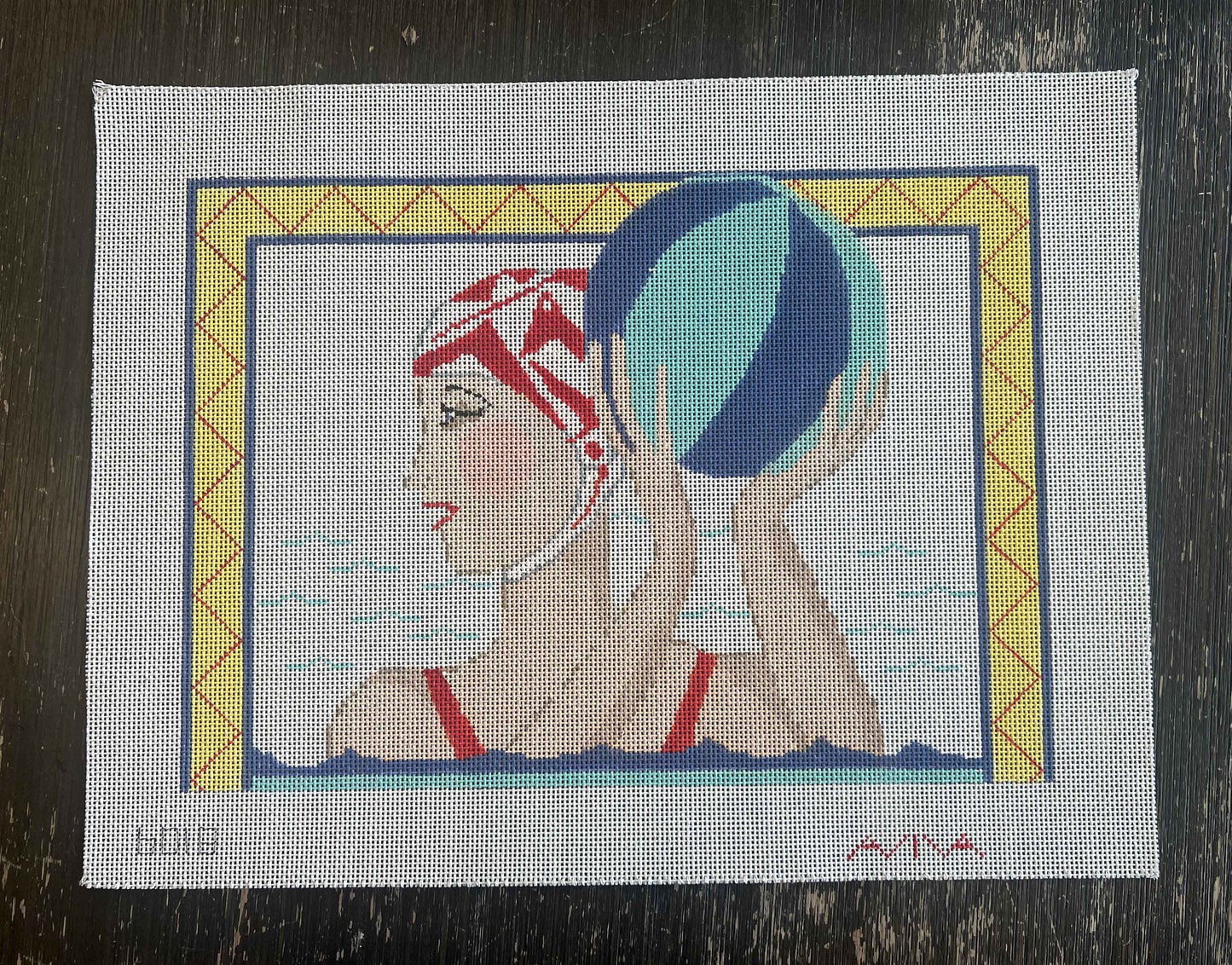 Vintage Aviva Canvas - Art Deco Woman #5