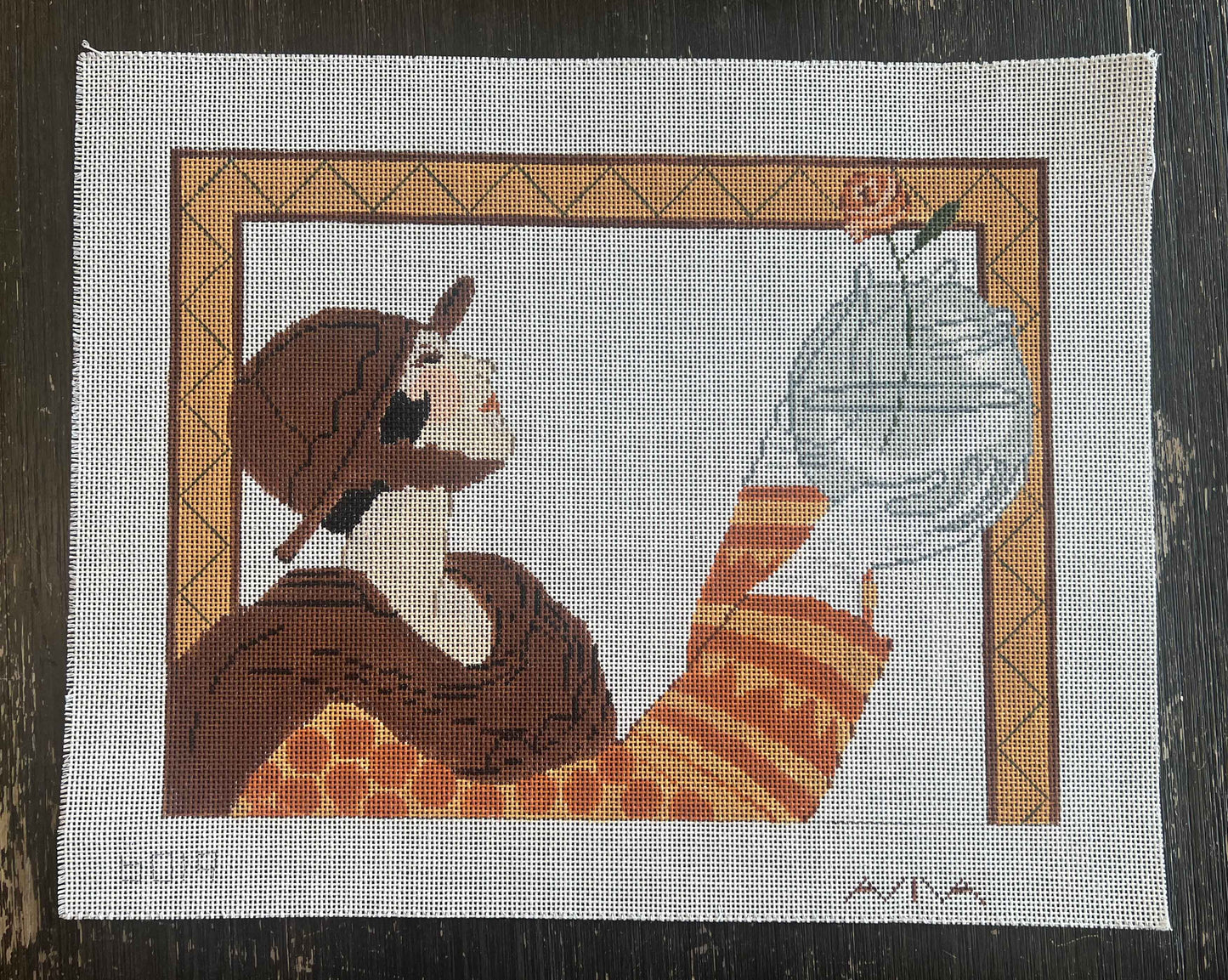Vintage Aviva Canvas - Art Deco Woman #6
