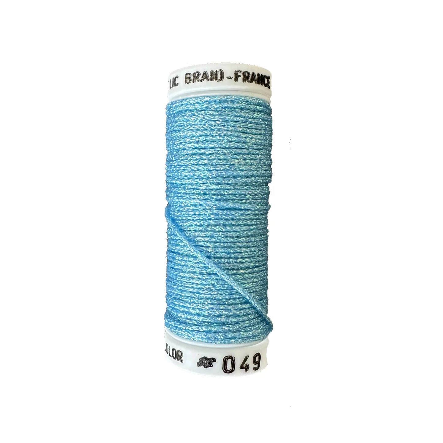Au Ver a Soie Blue Metallic Braid #16 049