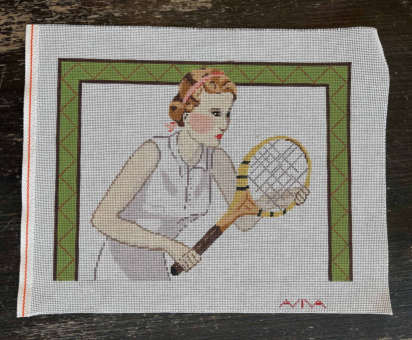 Vintage Aviva Canvas - Art Deco Woman #7