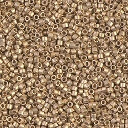 Delica Bead Matte Metalic Dark Yellow Gold 24kt DB334