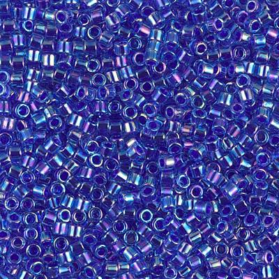 Delica Bead Cobalt Lined Sapphire Crystal Ab DB063