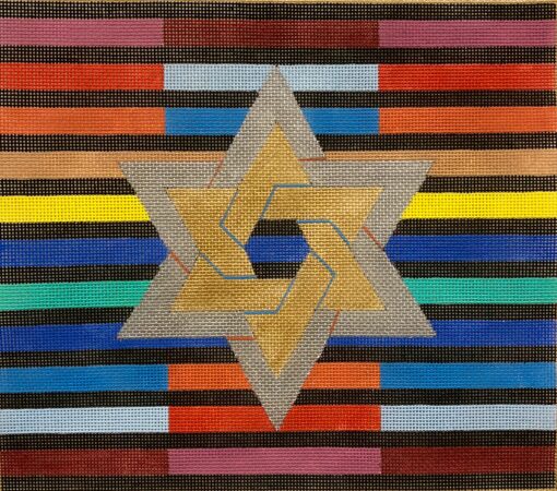 Stripes with Double Star Tallit