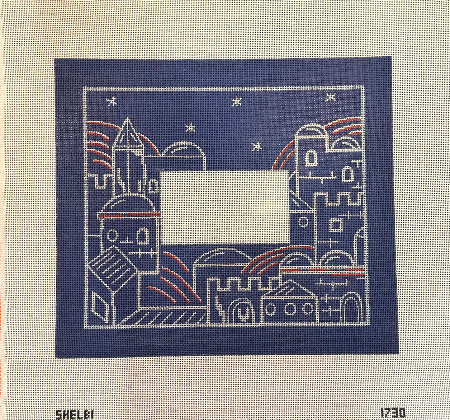 Blue Jerusalem Tallit by Shelbi