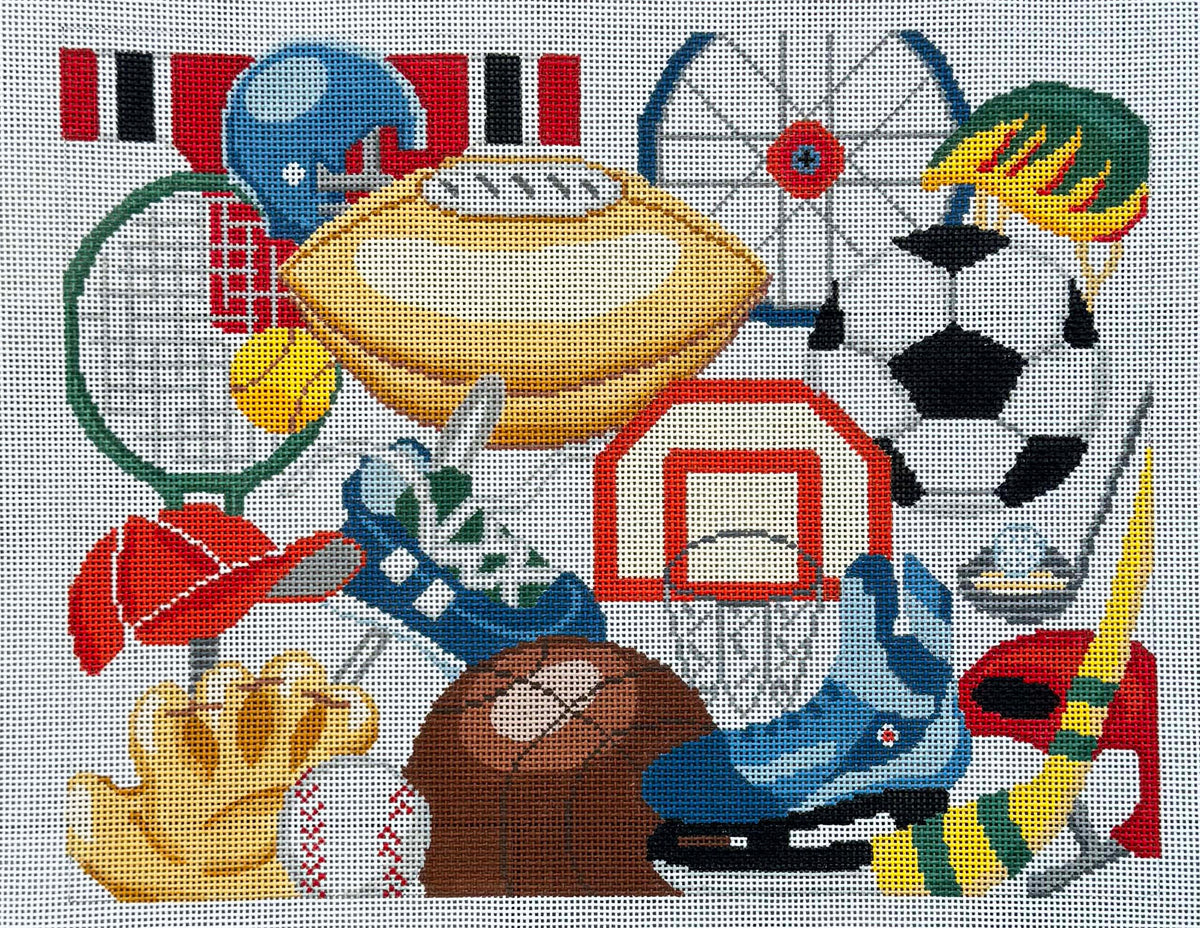 Sports Equipment Tallit by Susan Roberts