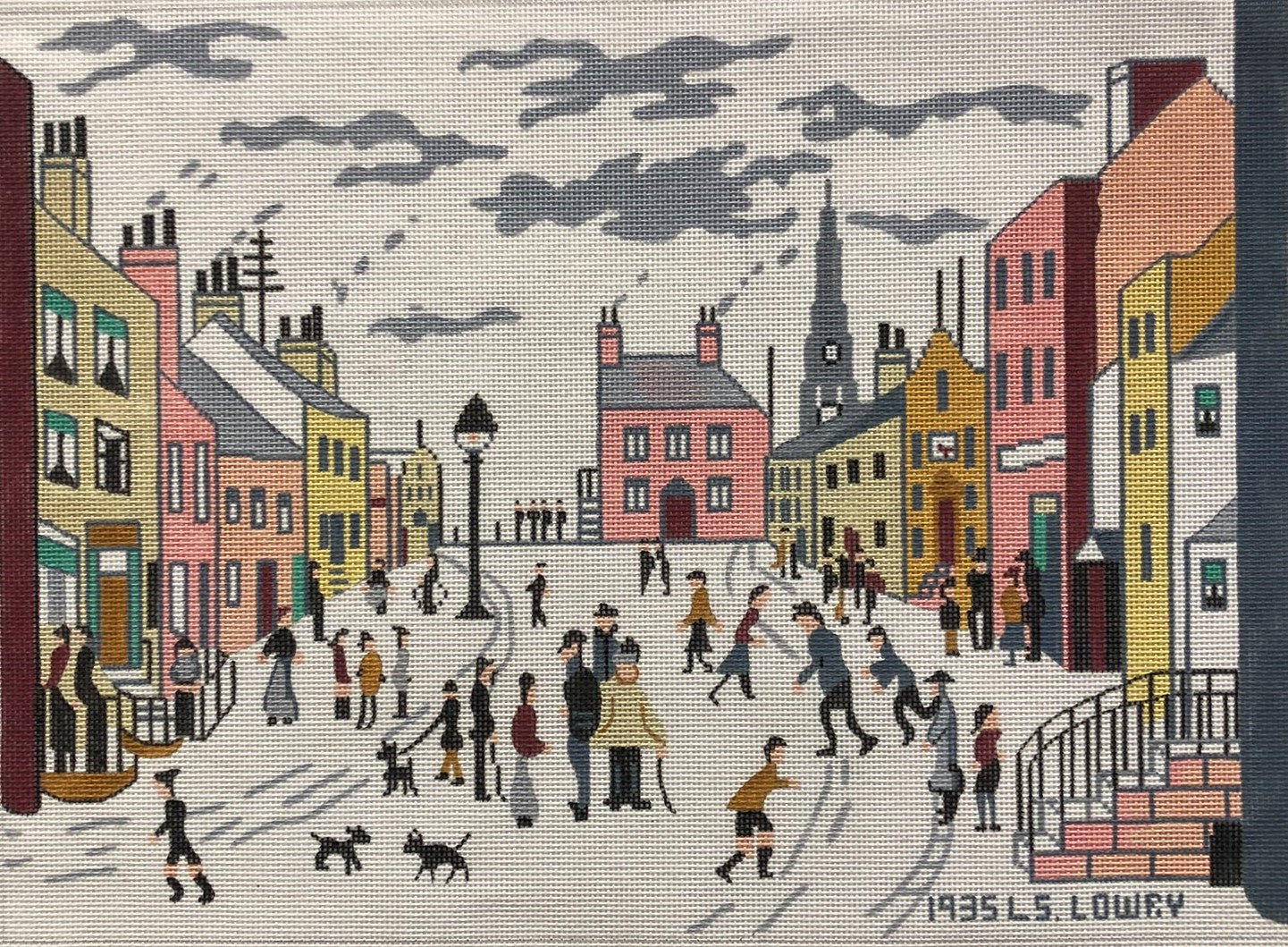 1935 Street Scene by Lowry.