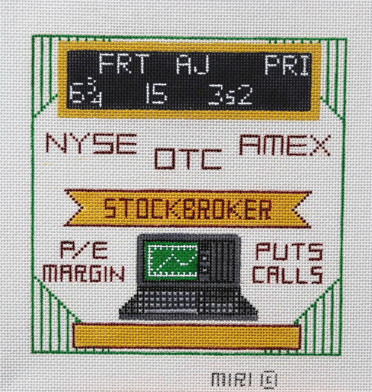 Stockbroker Small Career Plaque