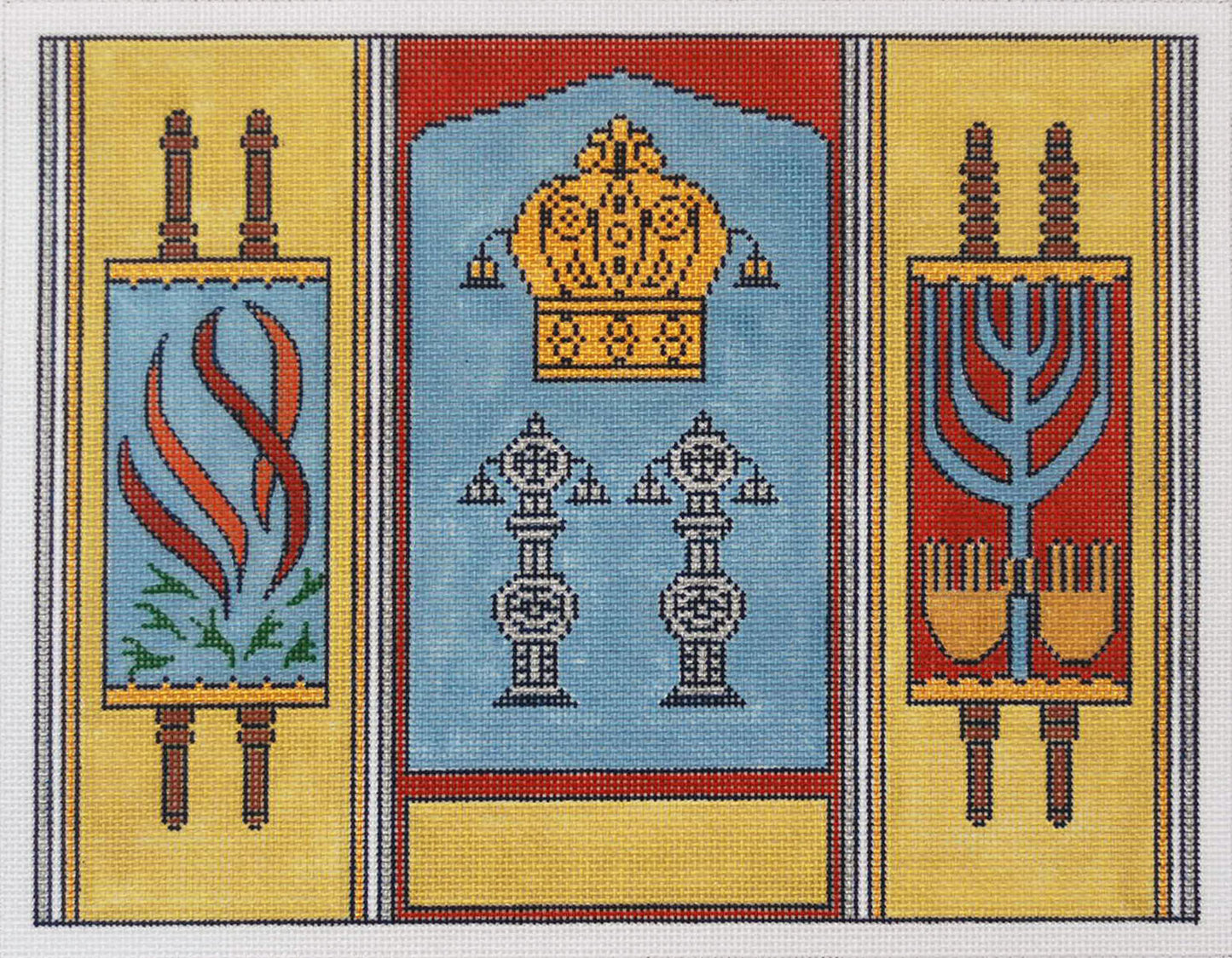 Torah and crown tallit