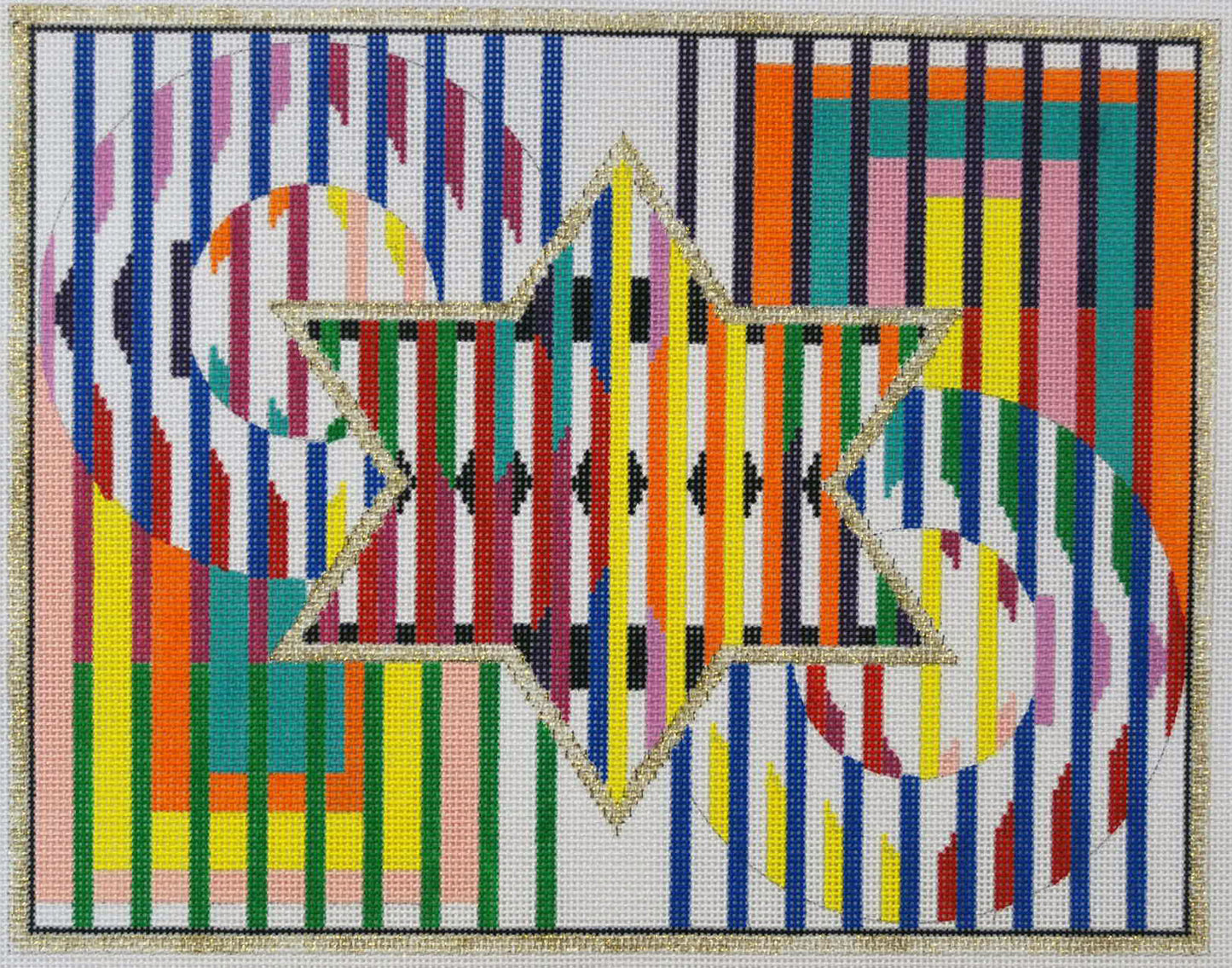 Colorful Star and Shapes Tallit