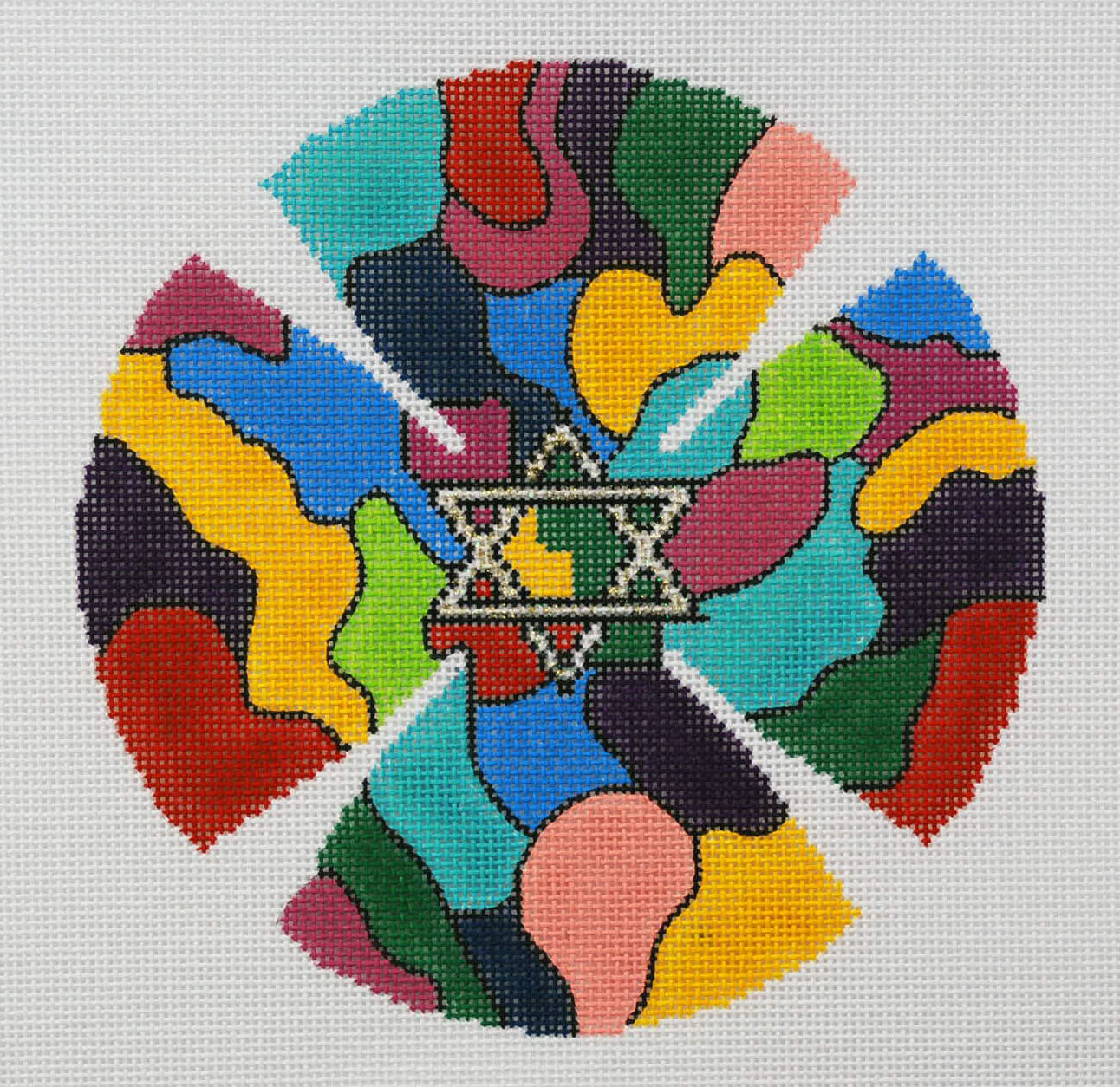 Kaleidoscope Star Kippah