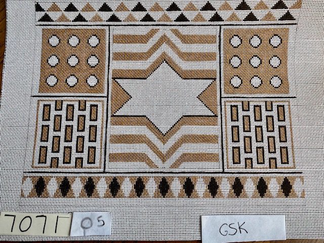 Gold Geometric Tallit