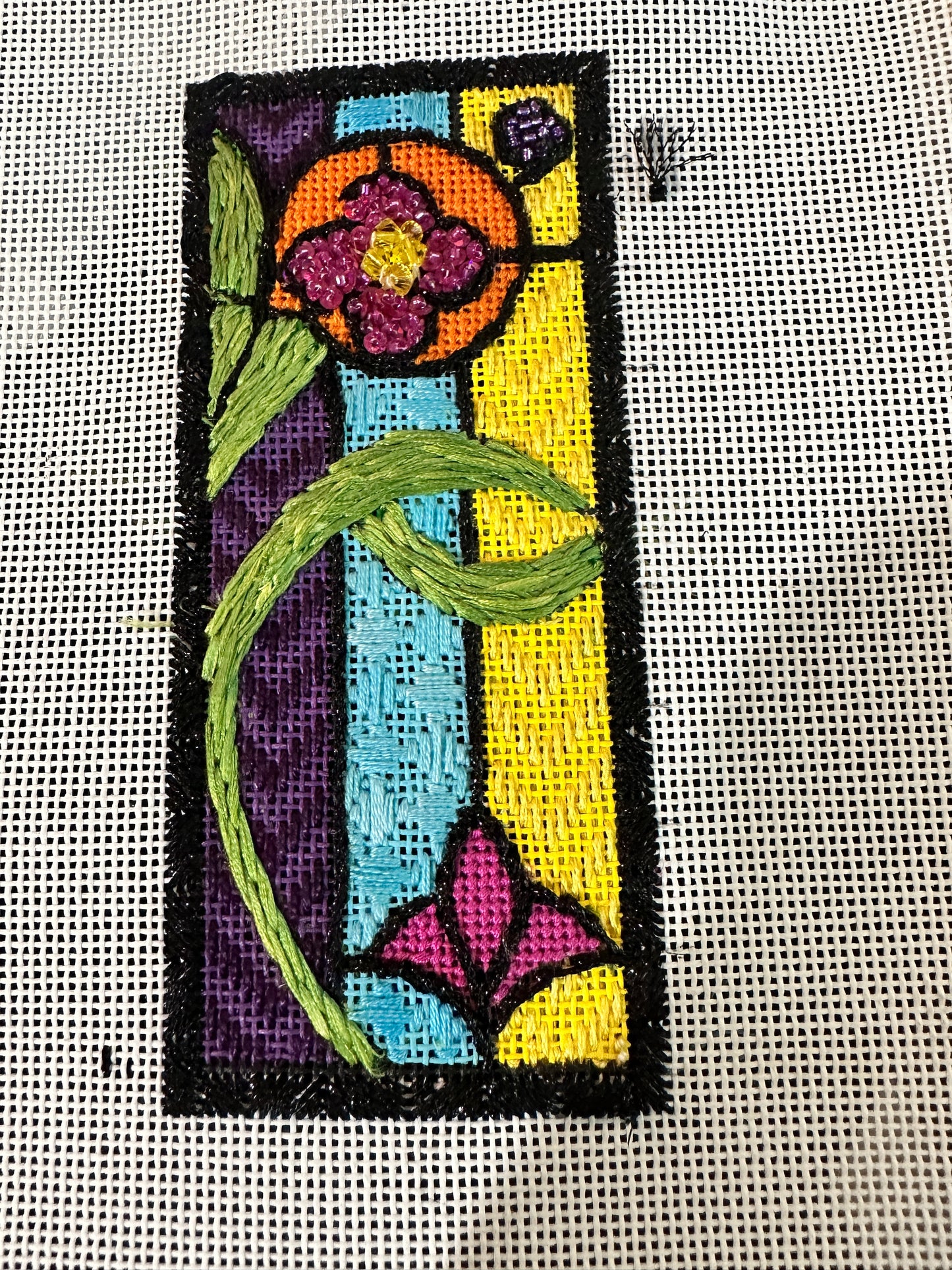 Stained Glass Mezuzah