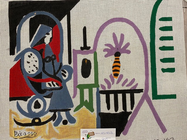 Picasso Femme Latelier - Handpainted