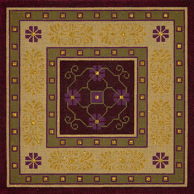 Small Burgundy Flowers