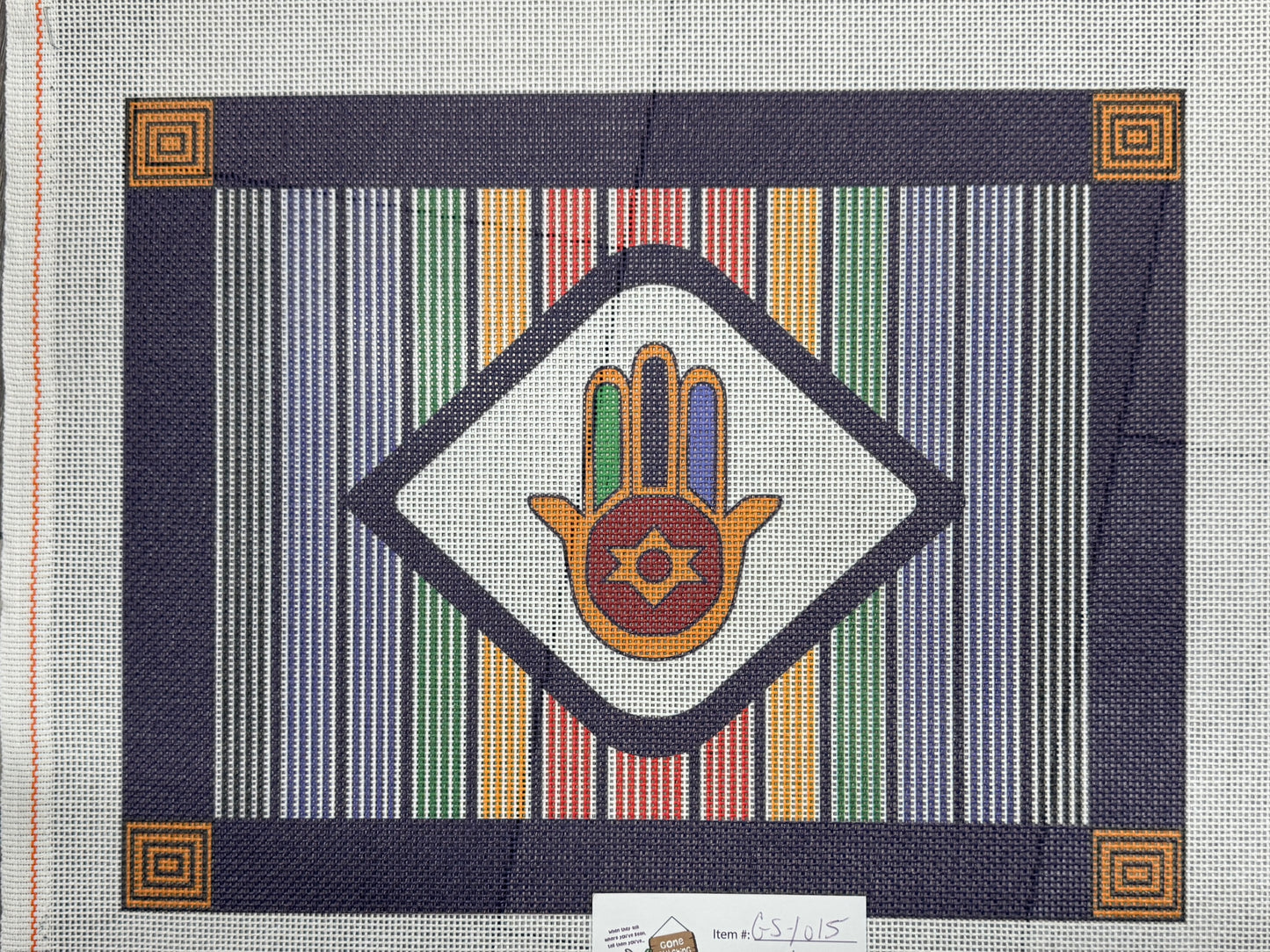 Hamsa Tallit Bag from Gone Stitching