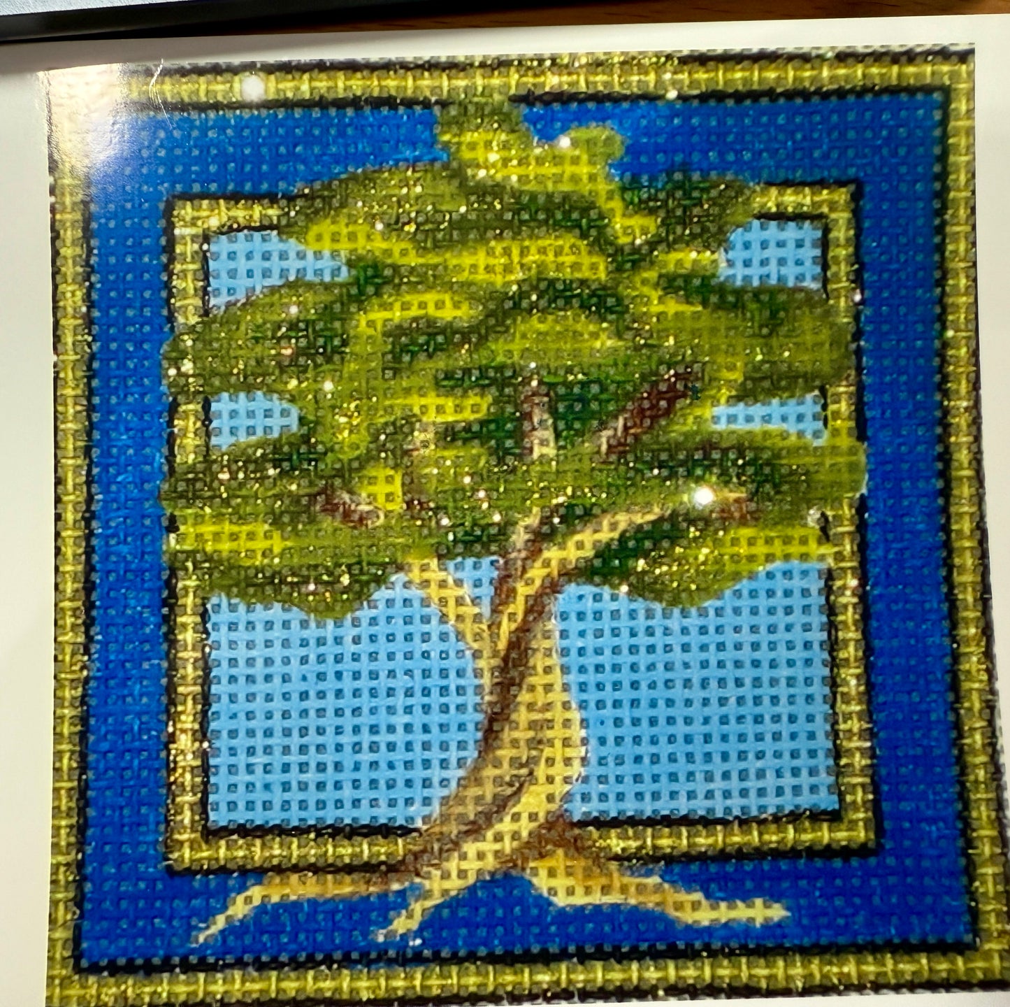 Small canvas patch. 12 Tribes - Asher