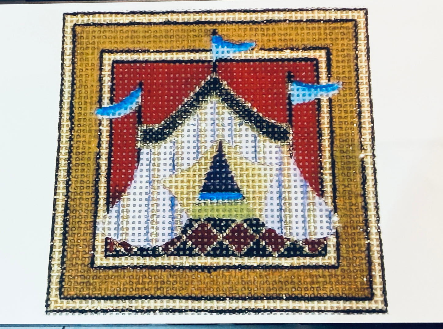 Small canvas of the 12 Tribes- Gad