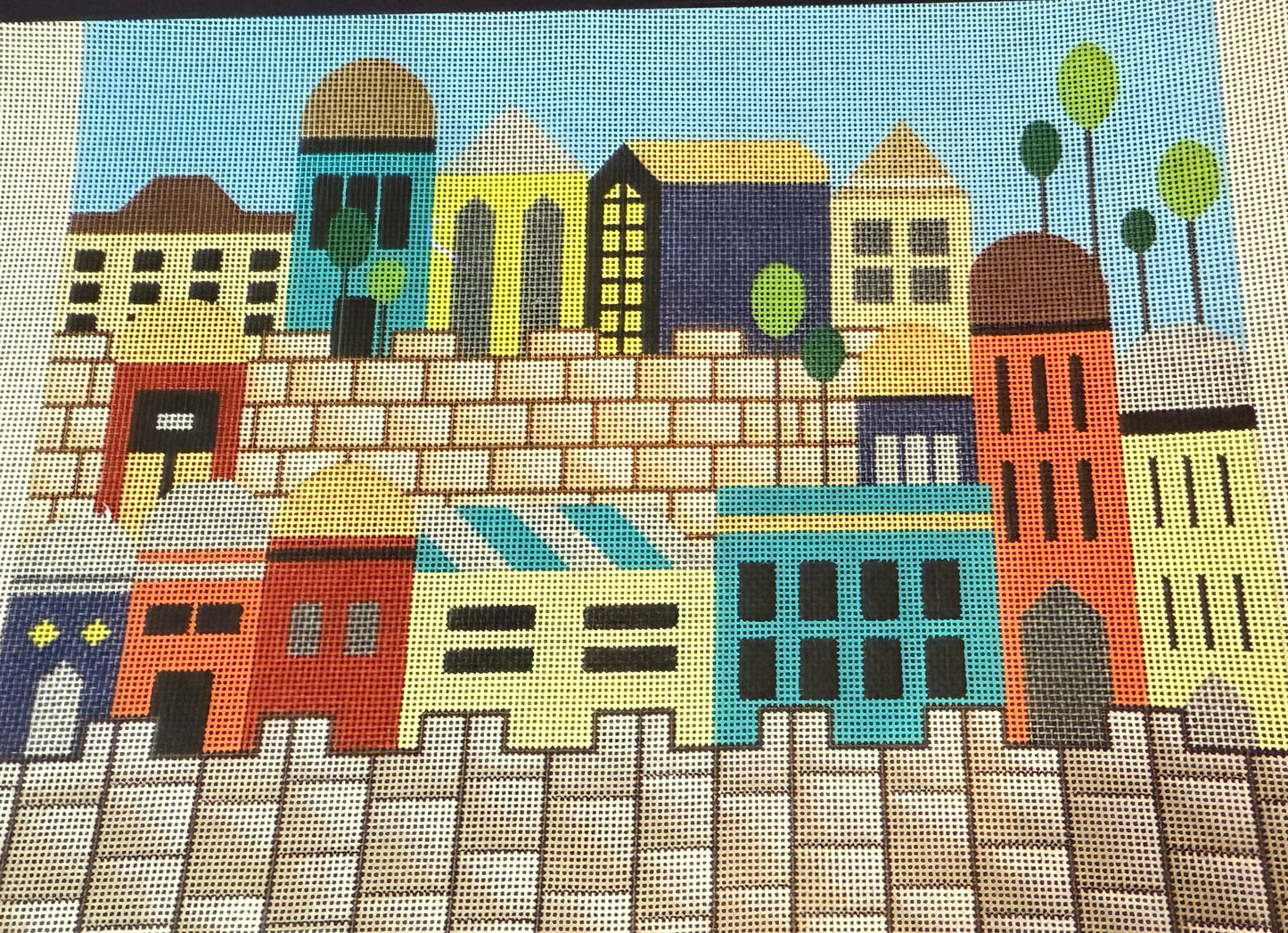 Jerusalem and buildings Tallit