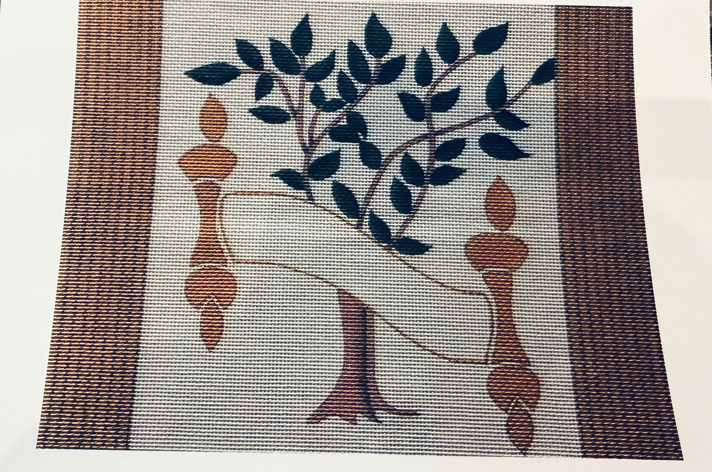 Tree, Scroll and a Torah- all in a tallit.