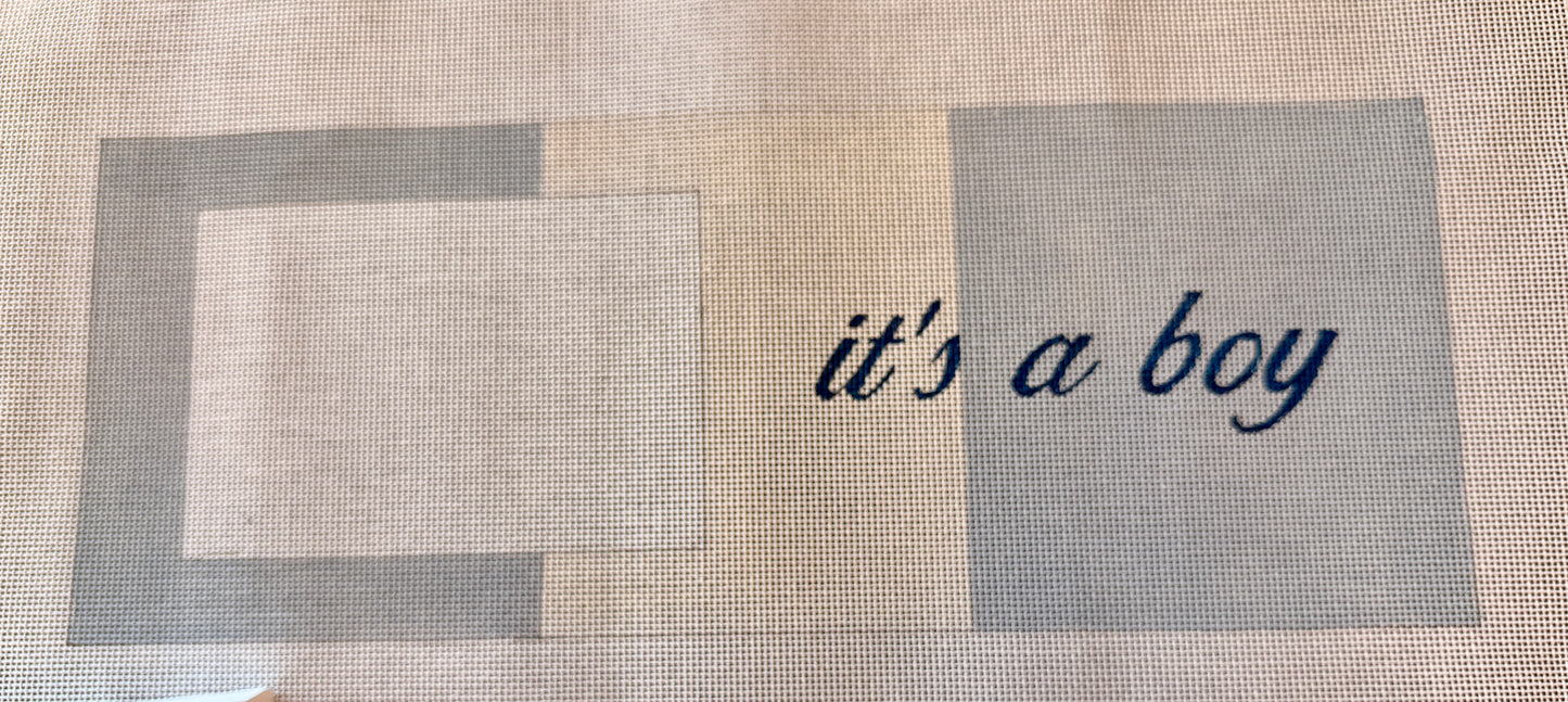 'It's a boy' picture frame.