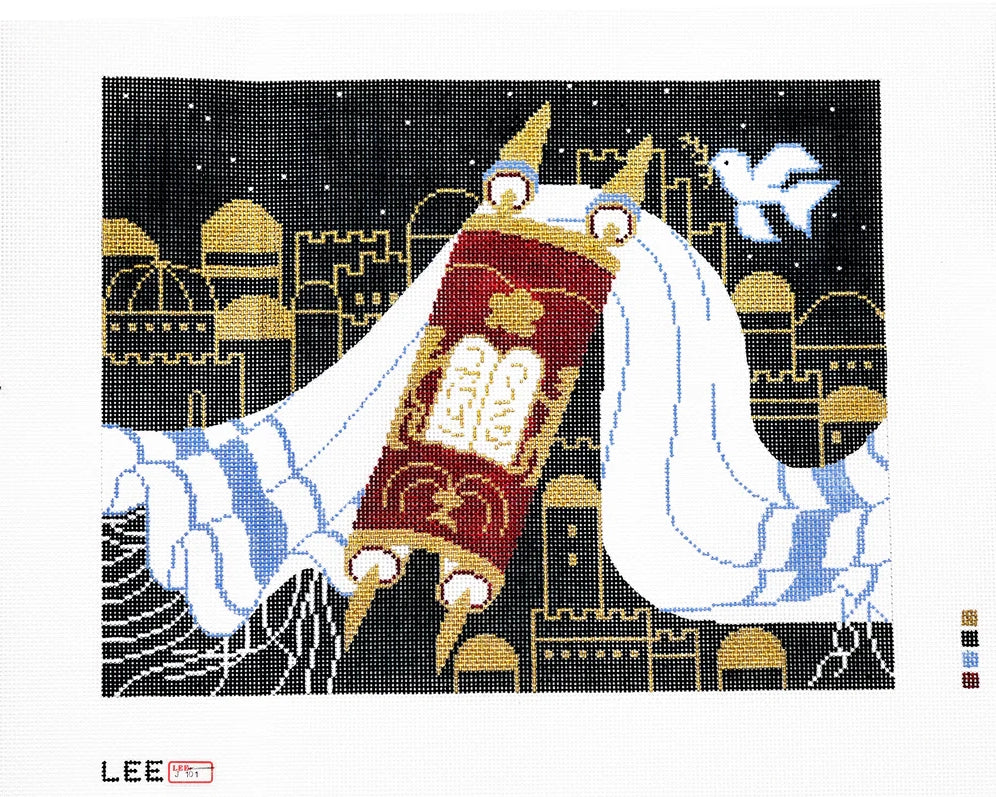 Scroll and Jerusalem Tallit