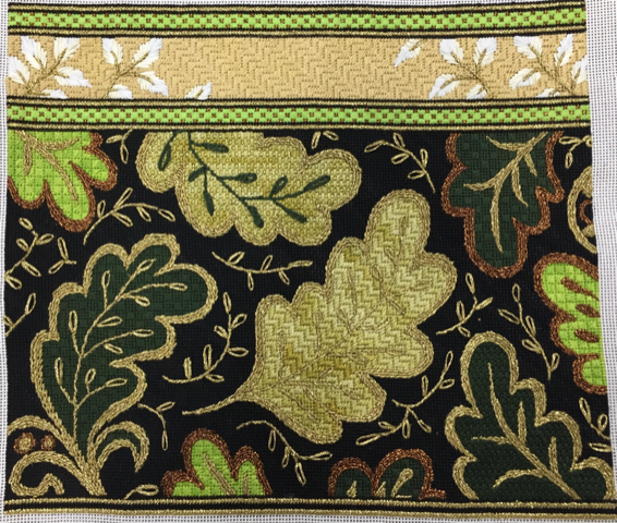 Green Leaves Tallit (name at top)