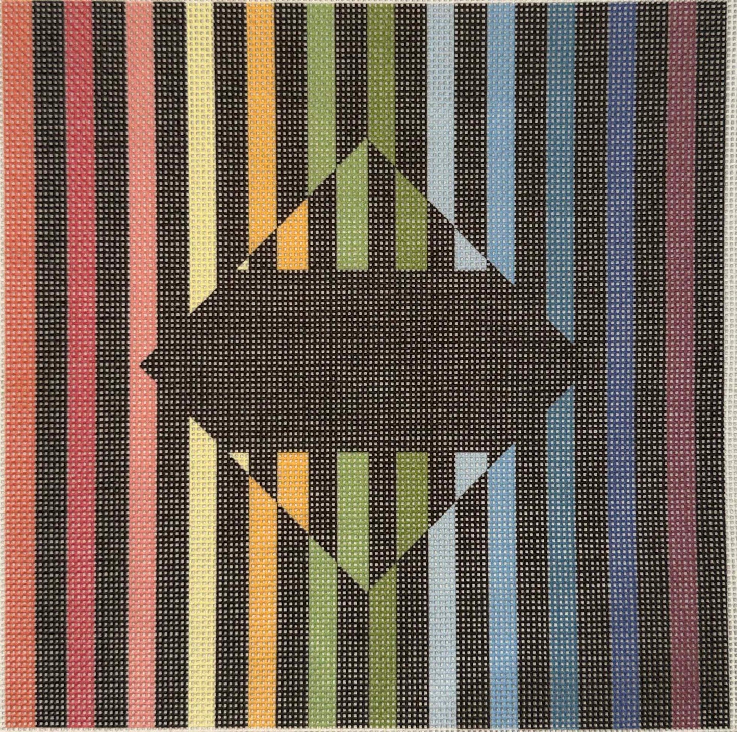 Tefillin Color Bars Inset by Pepita