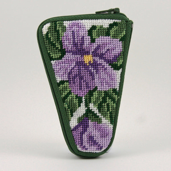 Sweet Violet Scissor Stitch and Zip