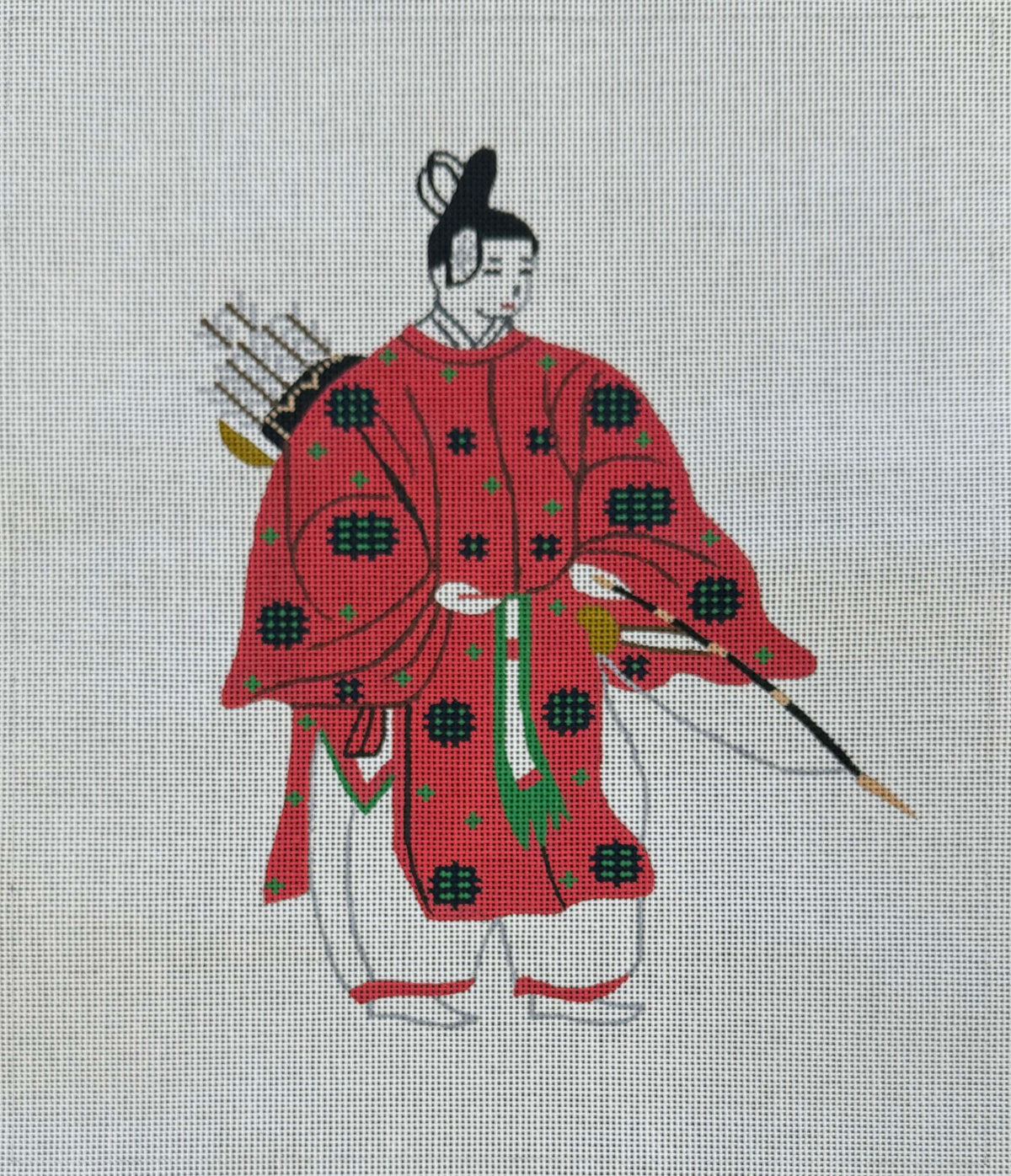 Vintage Canvas - Japanese Warrior Man