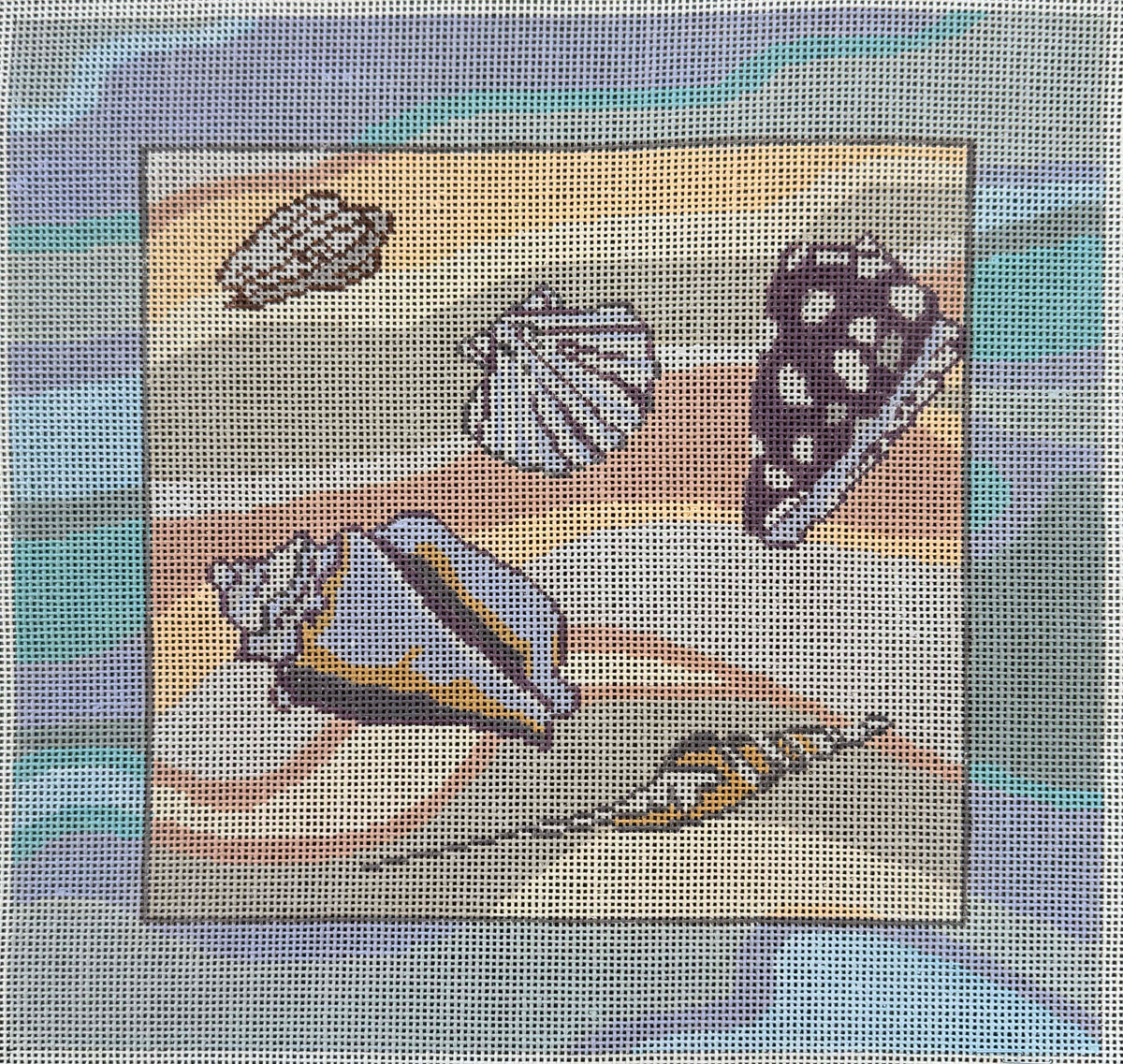 Vintage Canvas - Shells #1