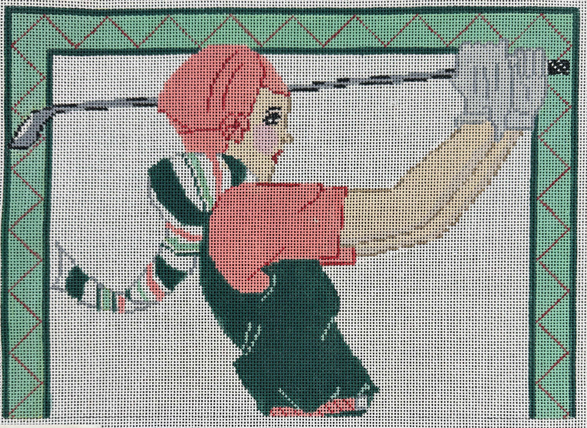 Vintage Aviva Canvas - Art Deco Woman #8