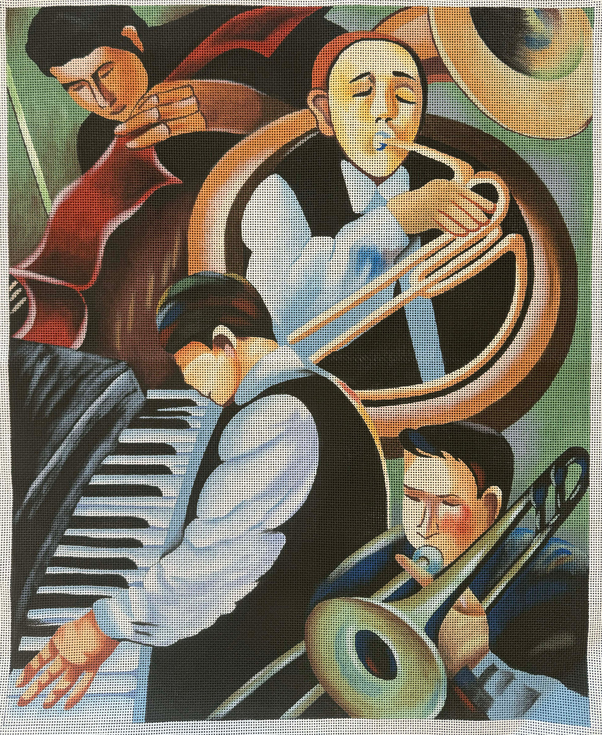 Vintage Canvas - Jazz Band