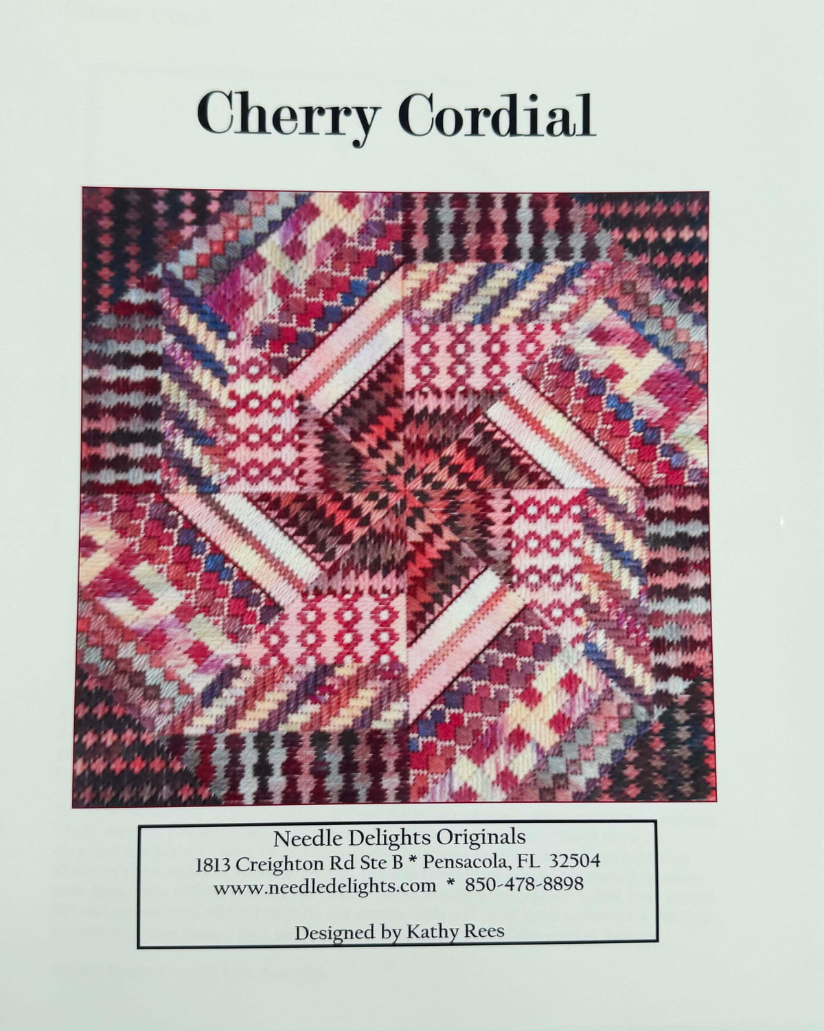 Cherry Cordial Stitch Guide by Kathy Rees