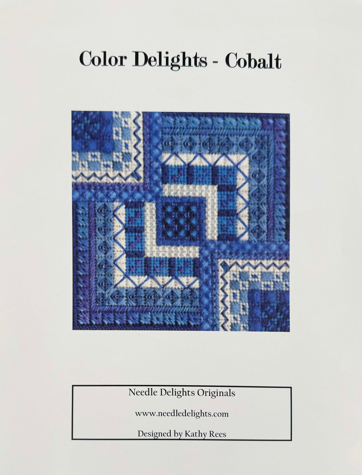 Color Delights - Cobalt Stitch Guide by Kathy Rees