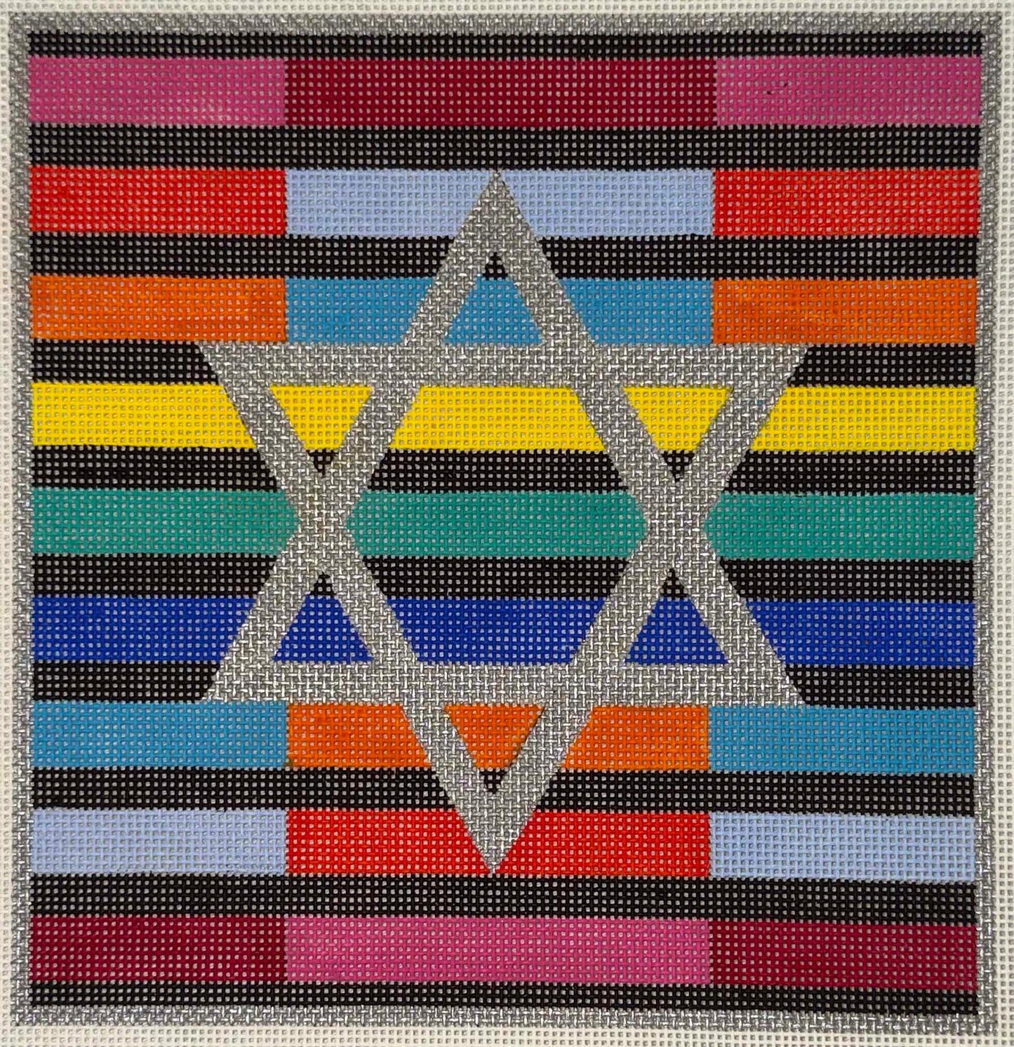 Rainbow Striped Tefillin