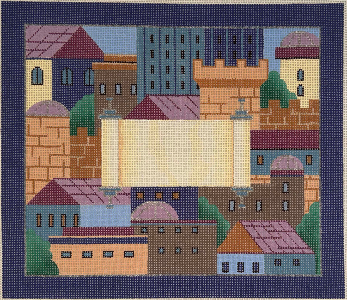 Jerusalem with Scroll by Shelbi