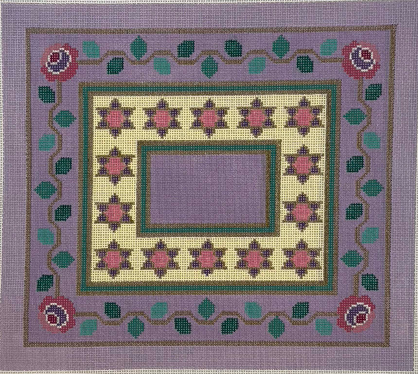 Flowers and Stars Tallit by Shelbi (Copy)