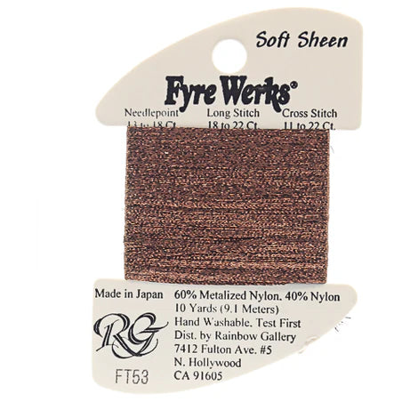 Fyre Werks Soft Sheen, Espresso FT53