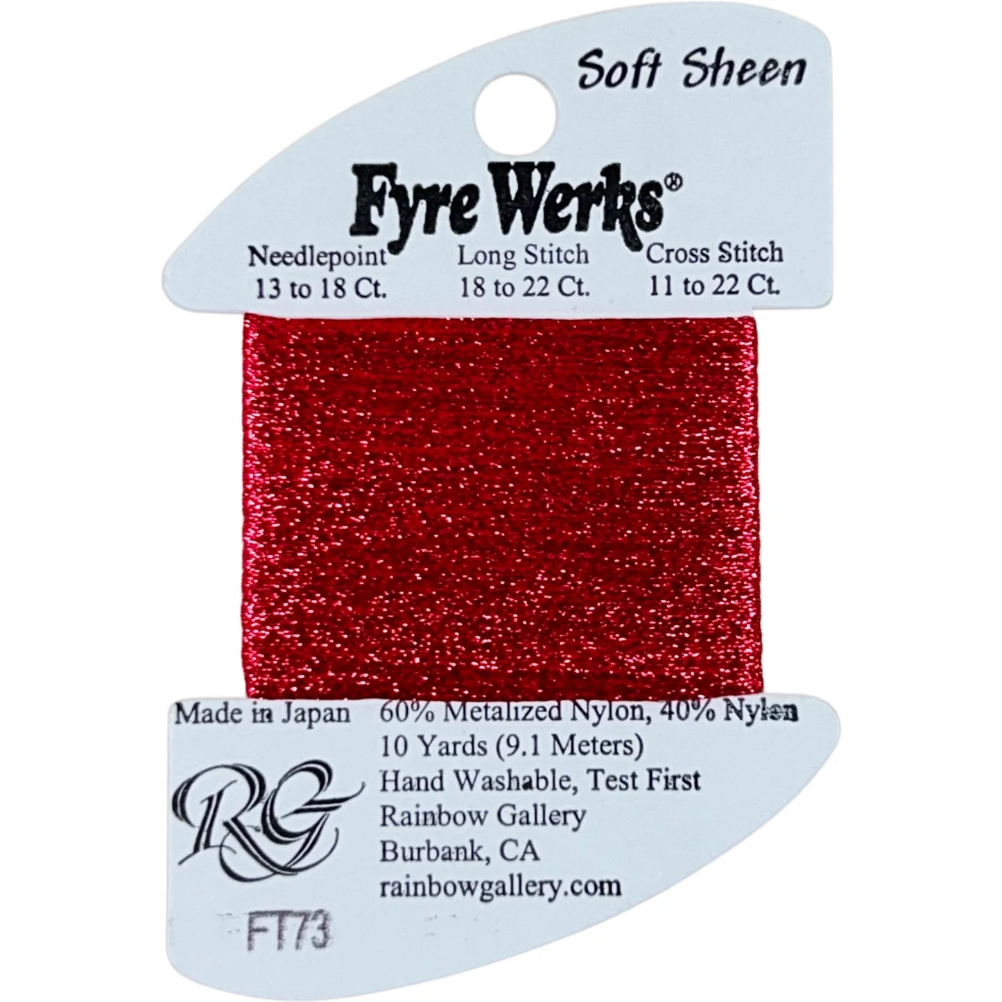 Fyre Werks Soft Sheen, Christmas Red FT73
