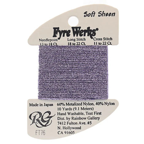 Fyre Werks Soft Sheen, Lilac FT76